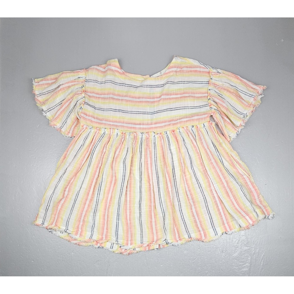 Free People Dress Womens XS Summer Nights Stripped Multicolor Boho Casual‎ Beach